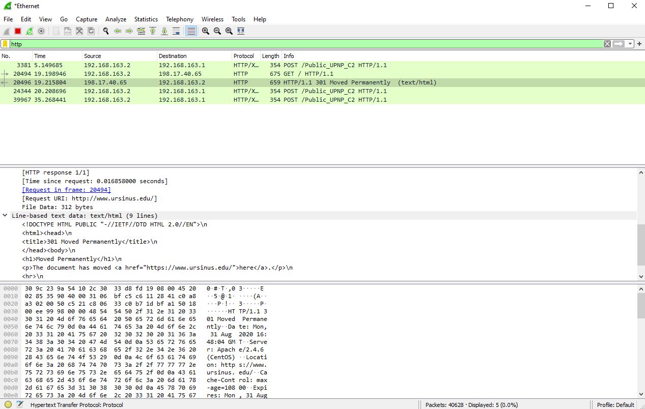 Wireshark Trace
