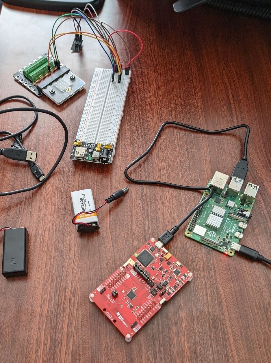 Finished WiFi to micro:bit breadboard wiring figure 5